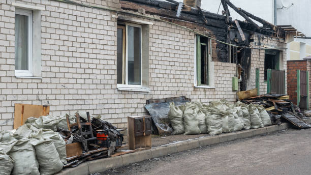 Professional Fire Damage Removal technician working in Saint Cloud, MN